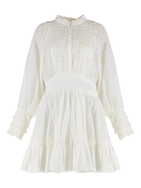 byTiMo eyelet ruffled mini dress