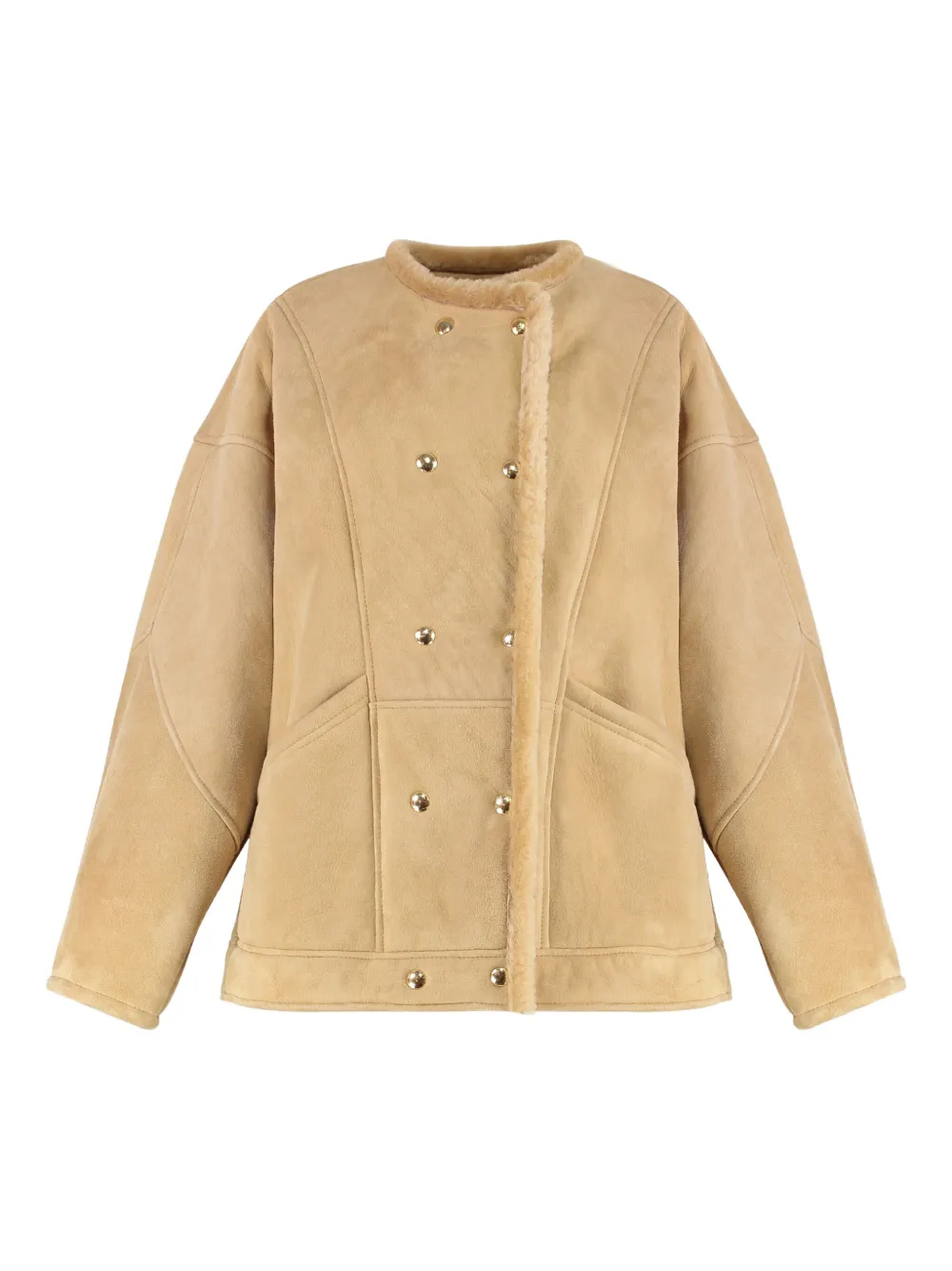 Halfboy button sheepskin jacket | neutro | Image 1