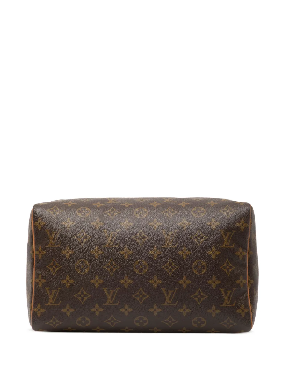 Pre-owned Louis Vuitton 1994 Monogram Speedy 30 Boston Bag In Brown