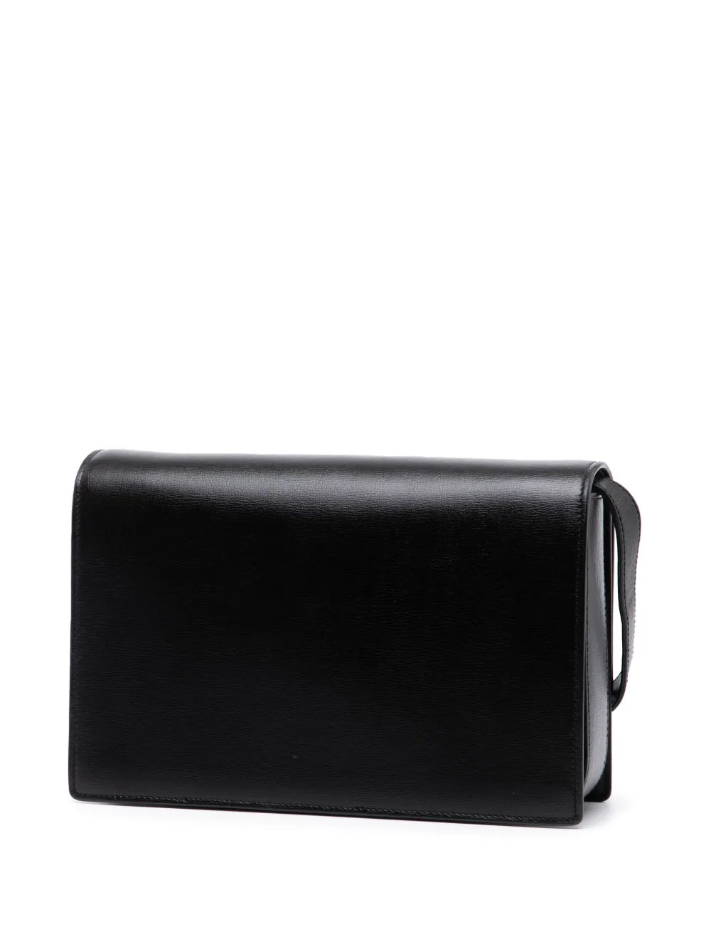 Pre-owned Saint Laurent 2017 Medium Calfskin And Suede Bellechasse Bag Crossbody Bag In Black