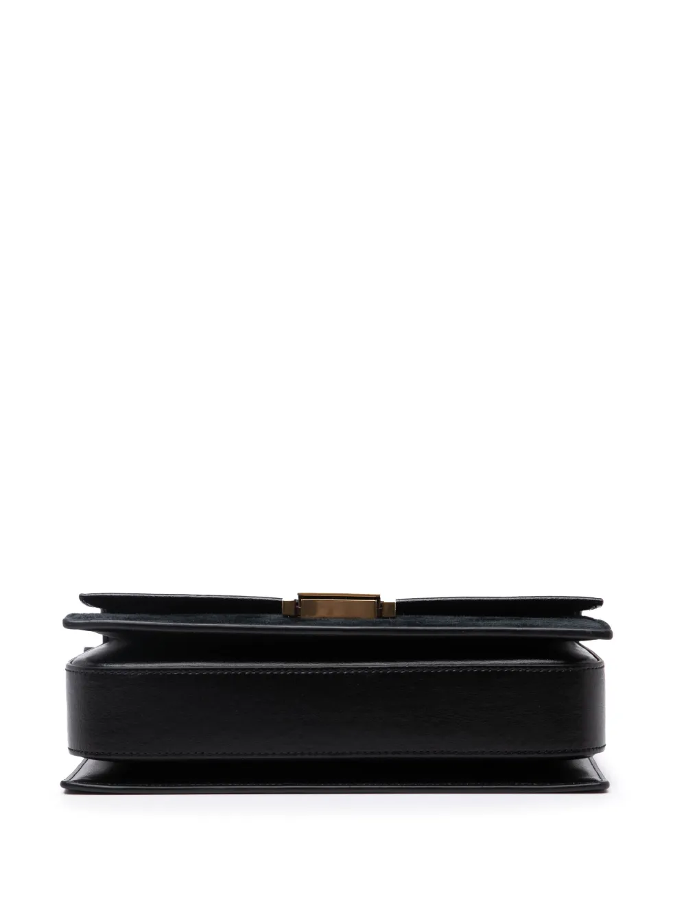 Pre-owned Saint Laurent 2017 Medium Calfskin And Suede Bellechasse Bag Crossbody Bag In Black