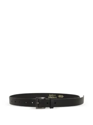 MM6 Maison Margiela クロコパターン レザーベルト | ブラック