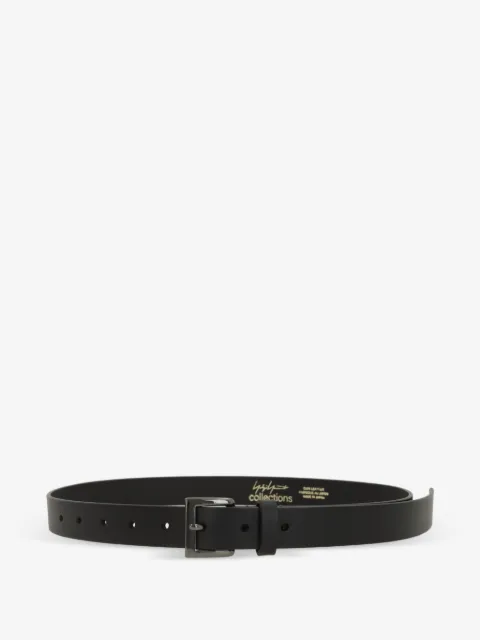 Yohji Yamamoto square-buckle leather belt