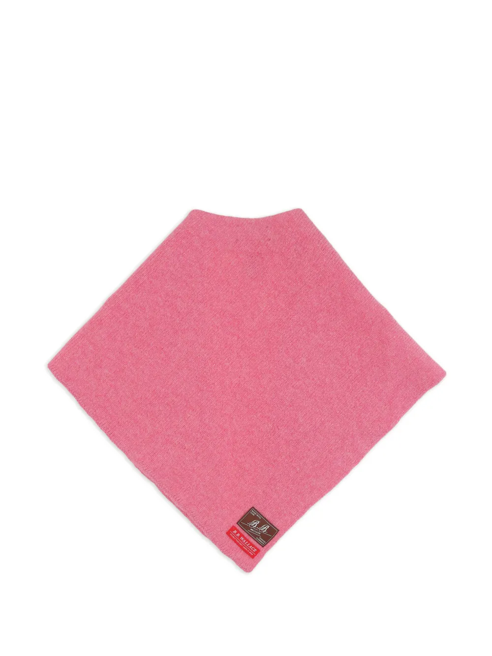 B.B. Walace logo patch scarf - Roze