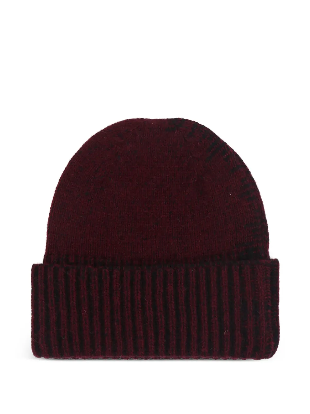 B.B. Walace logo patch beanie hat - Rood