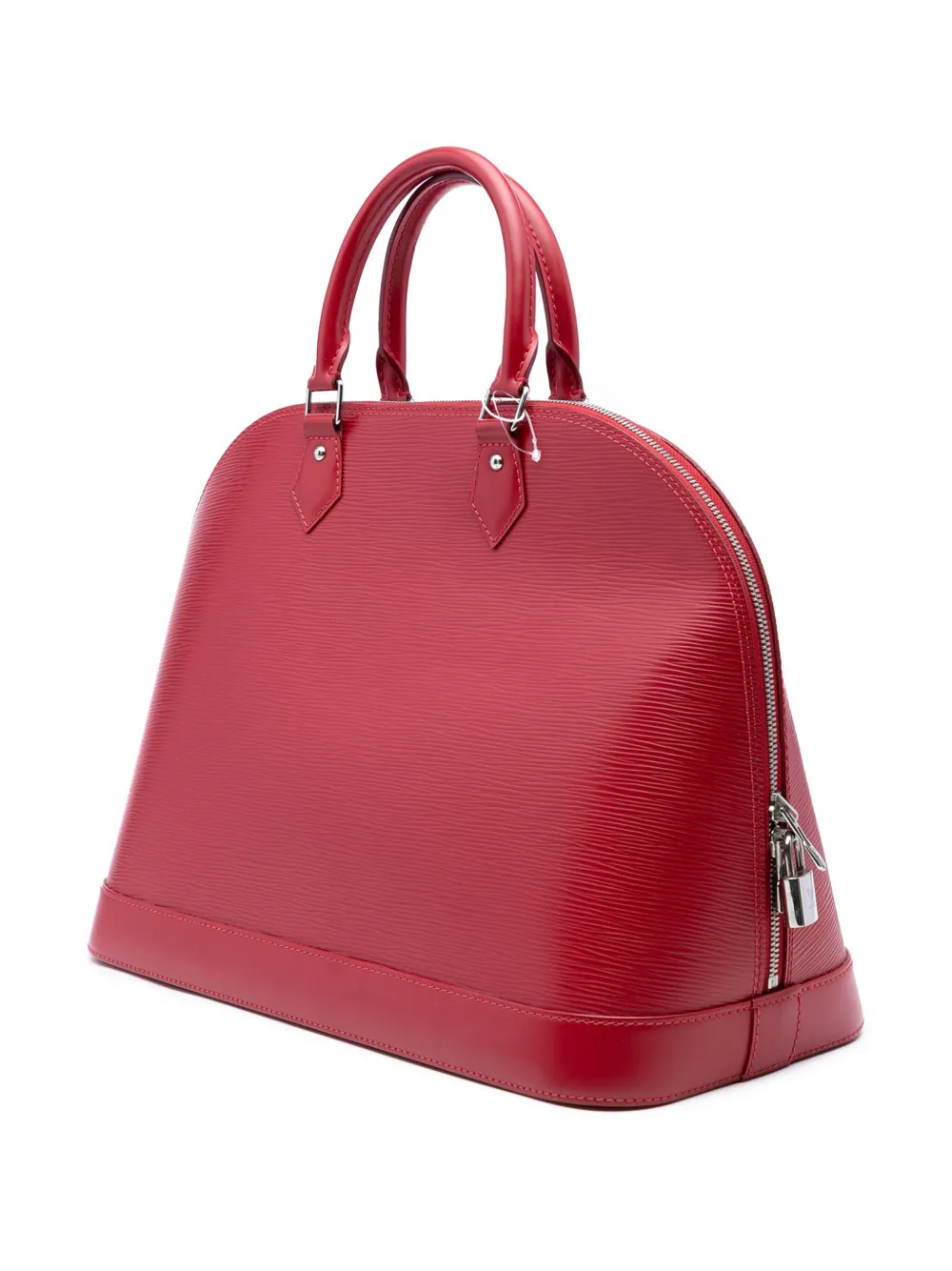 Pre-owned Louis Vuitton 2013 Epi Alma Gm Handbag In Red