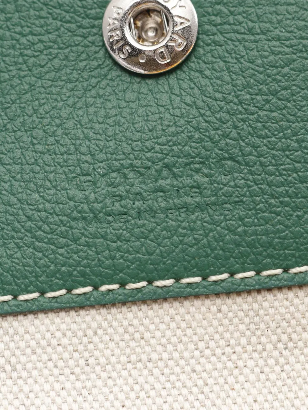 Pre-owned Goyard 2010-2025 Ine Saint Louis Pm Tote Bag In Green