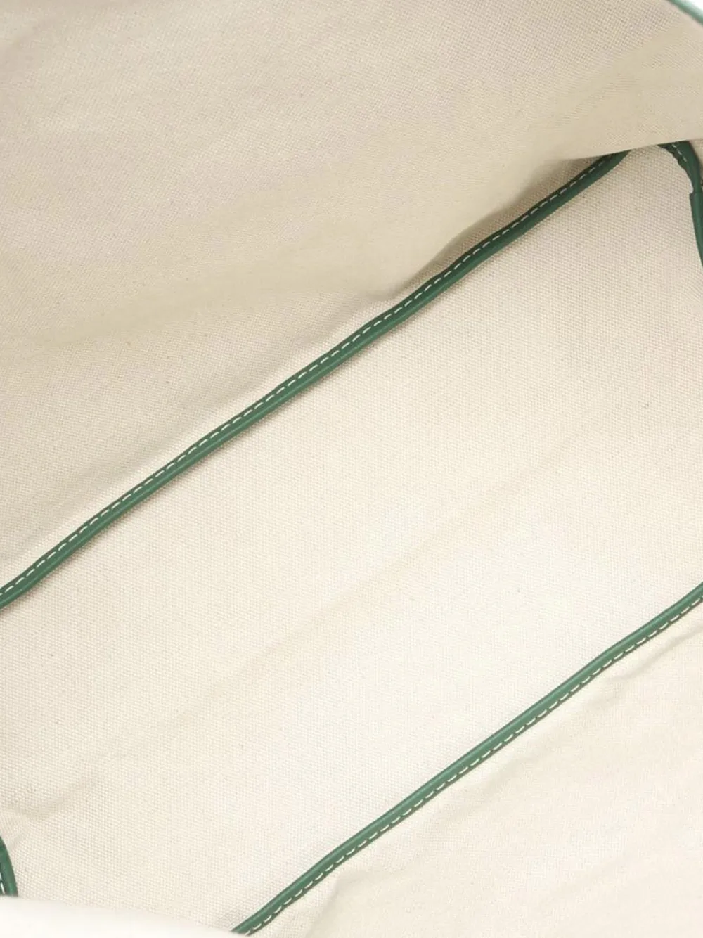 Pre-owned Goyard 2010-2025 Ine Saint Louis Pm Tote Bag In Green