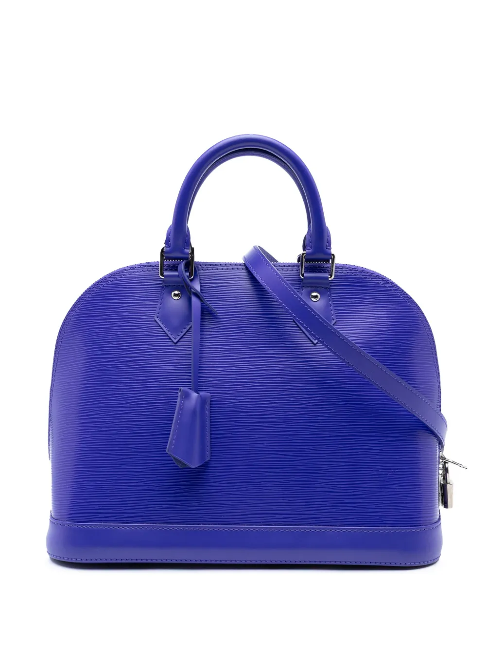 Pre-owned Louis Vuitton 2013 Epi Alma Pm Handbag In Purple