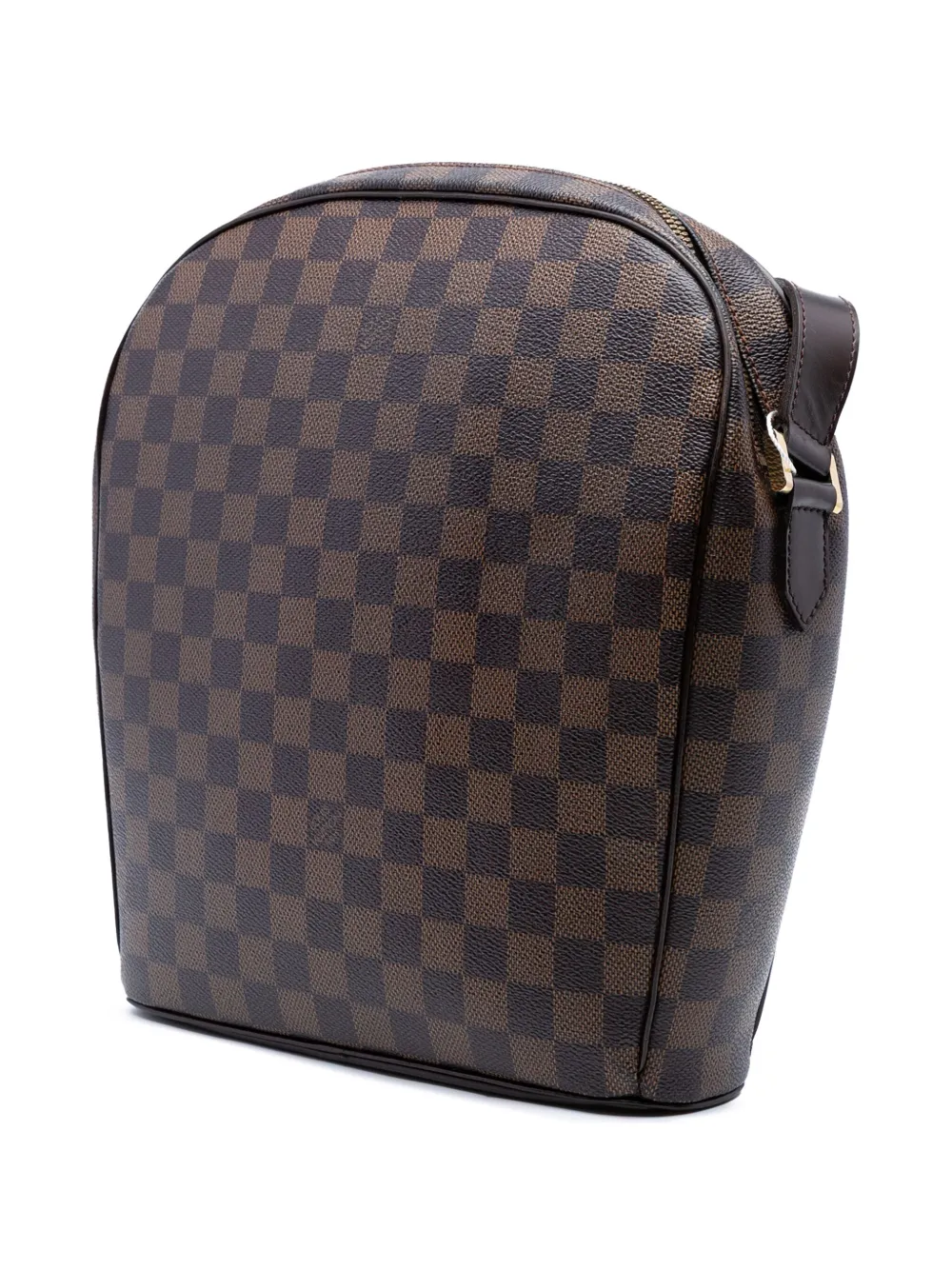 Pre-owned Louis Vuitton 2002 Damier Ebene Ipanema Gm Shoulder Bag In Brown