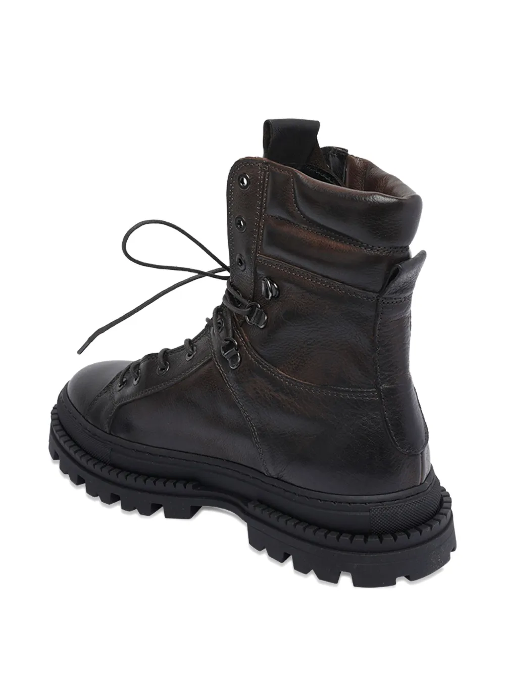 Pawelk's Leather Boots In Black