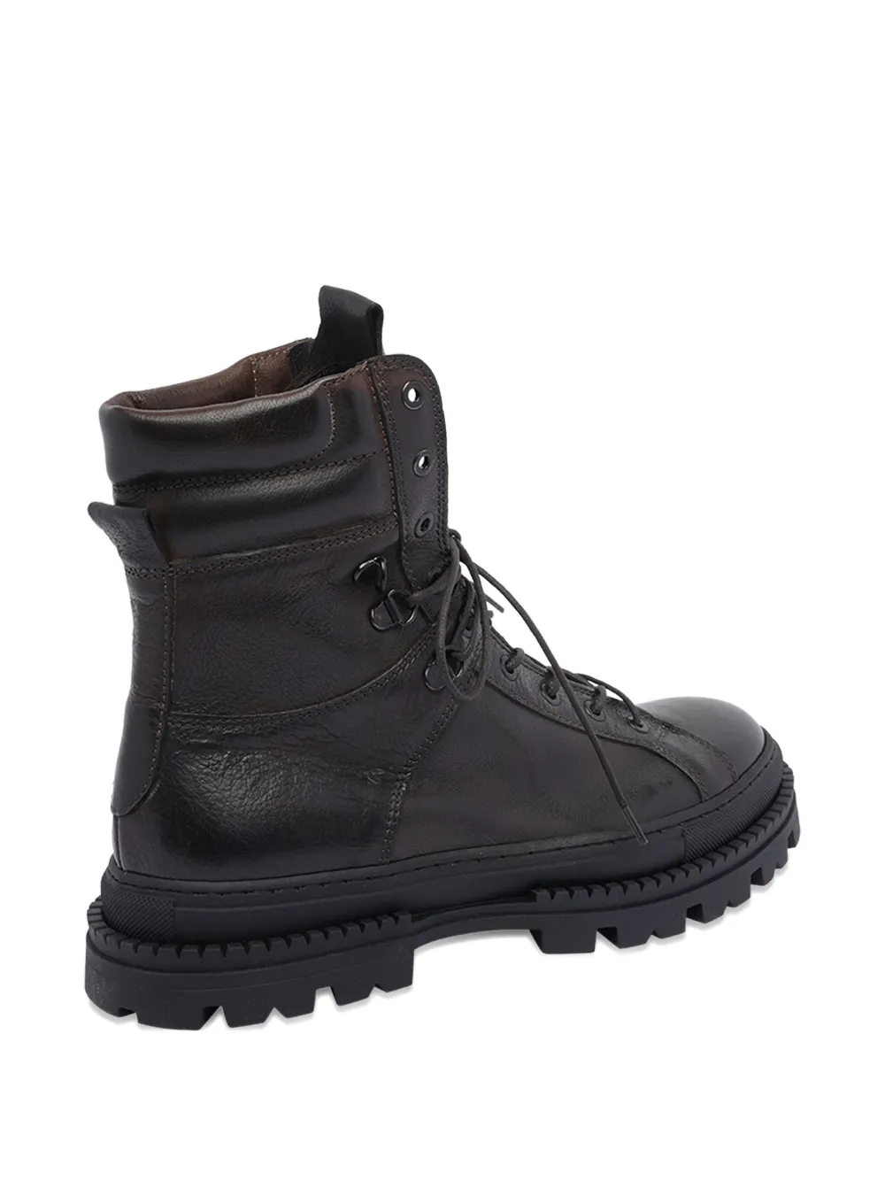 Pawelk's Leather Boots In Black