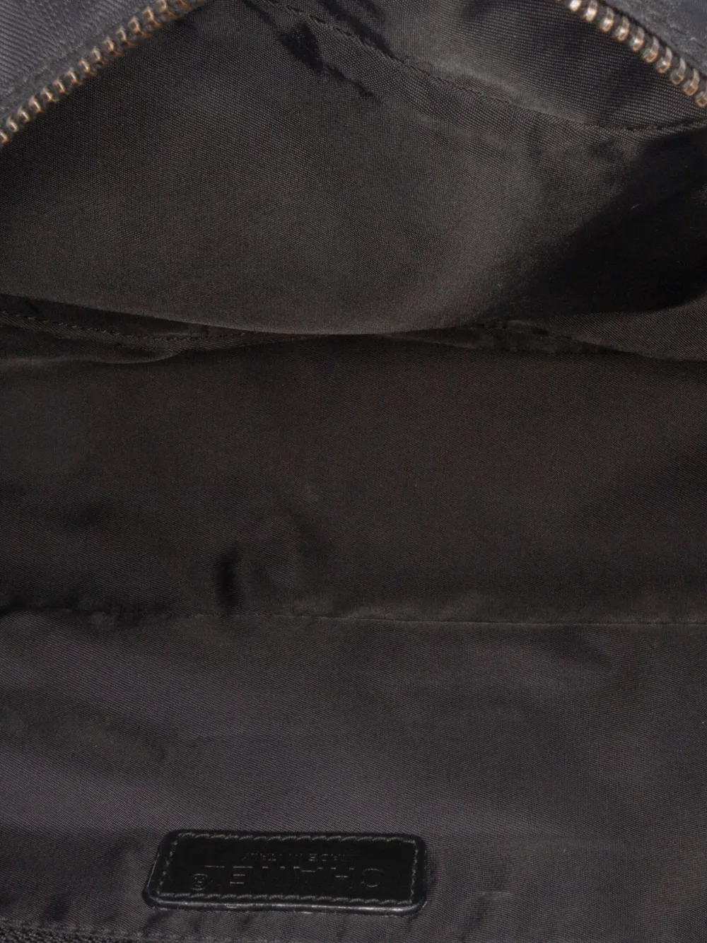 Pre-owned Chanel 2002-2003 New Travel Line Nylon Handbag In Black