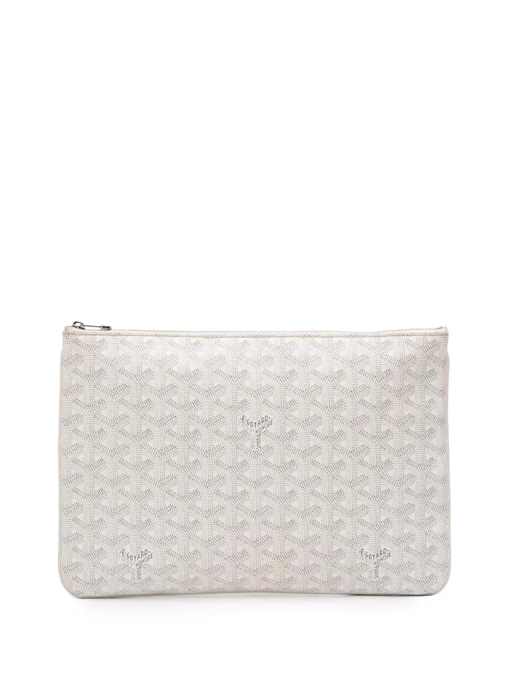 Goyard Pre-Owned 2017 Goyardine Senat MM clutch bag | White | Image 1