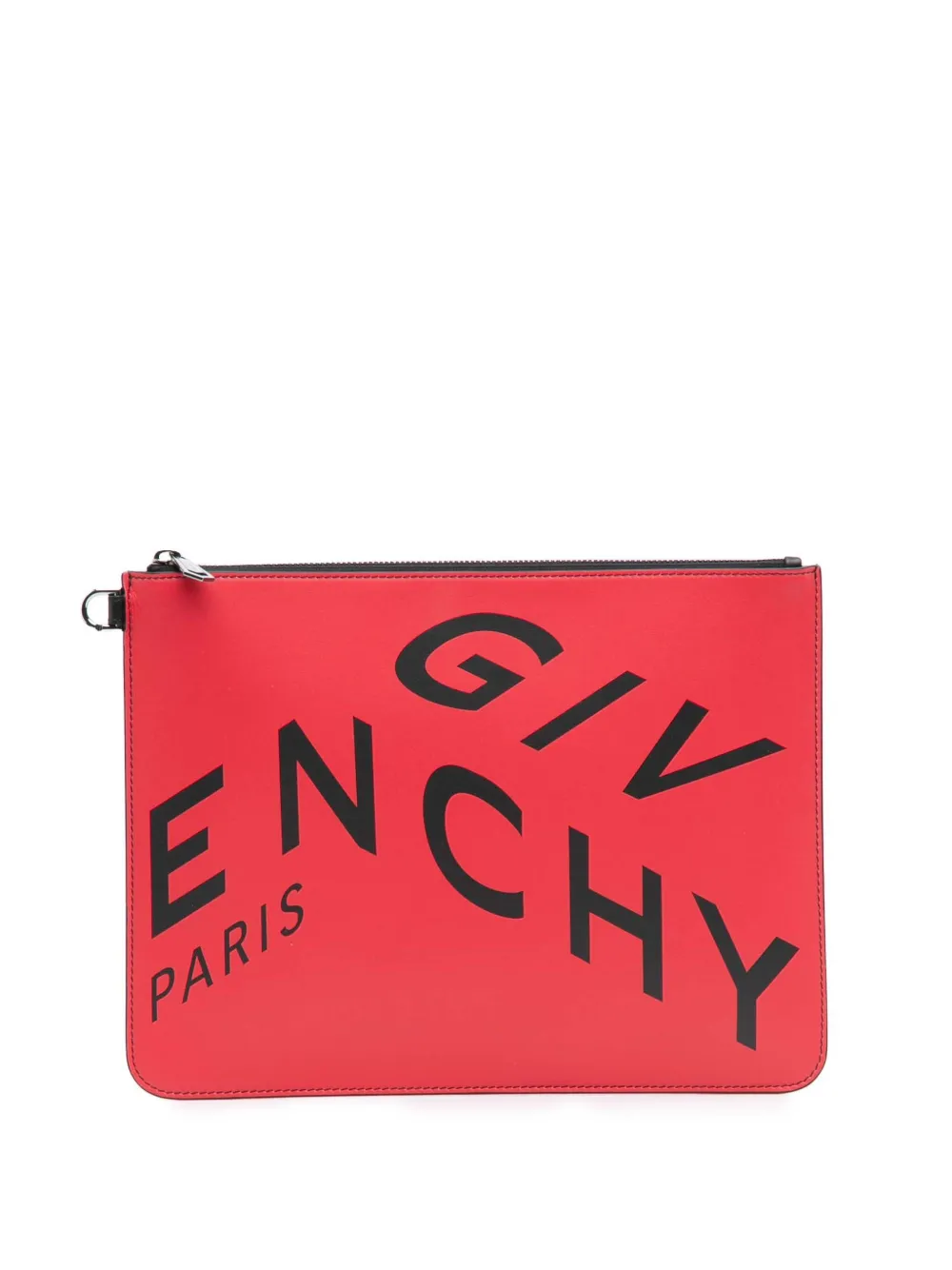 Givenchy Pre-Owned 2020 Leather Logo clutch bag | Red | Image 1