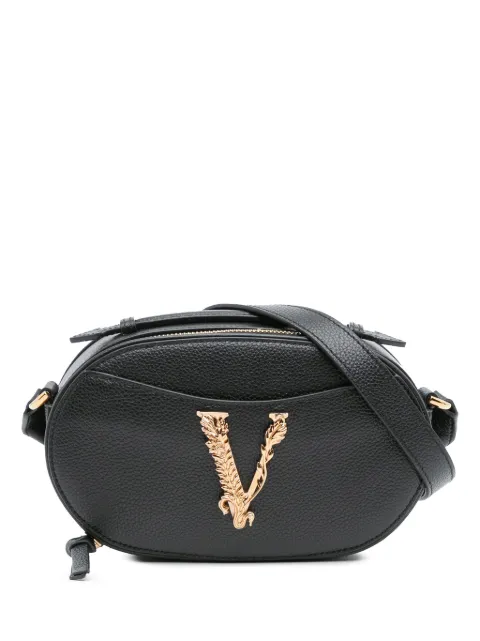 Versace Pre-Owned 2010-2025 Grainy Calfskin Virtus V Camera Bag satchel