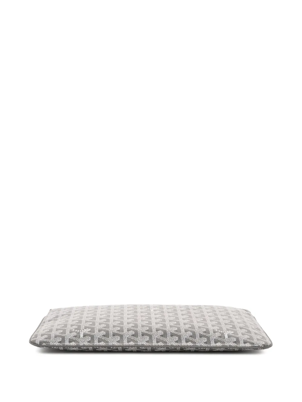 Pre-owned Goyard 2015 Ine Senat Mm Clutch Bag In Gray