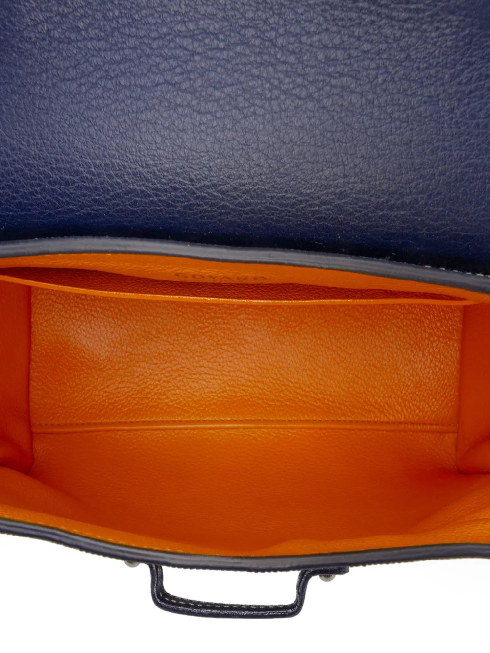 Pre-owned Goyard 2018 Mini Ine Saigon Souple Satchel In Blue