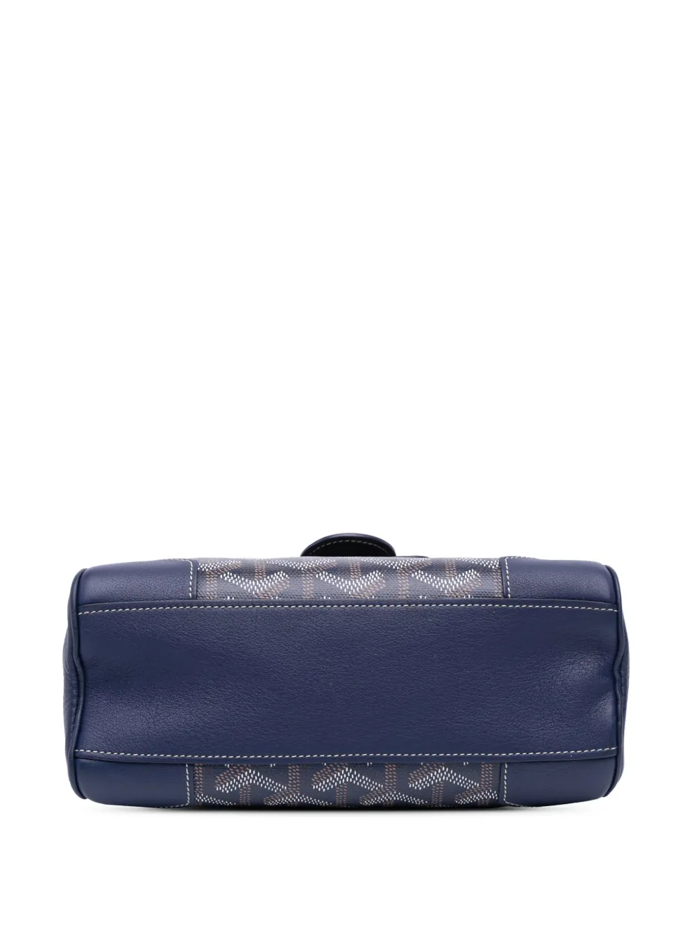 Pre-owned Goyard 2018 Mini Ine Saigon Souple Satchel In Blue