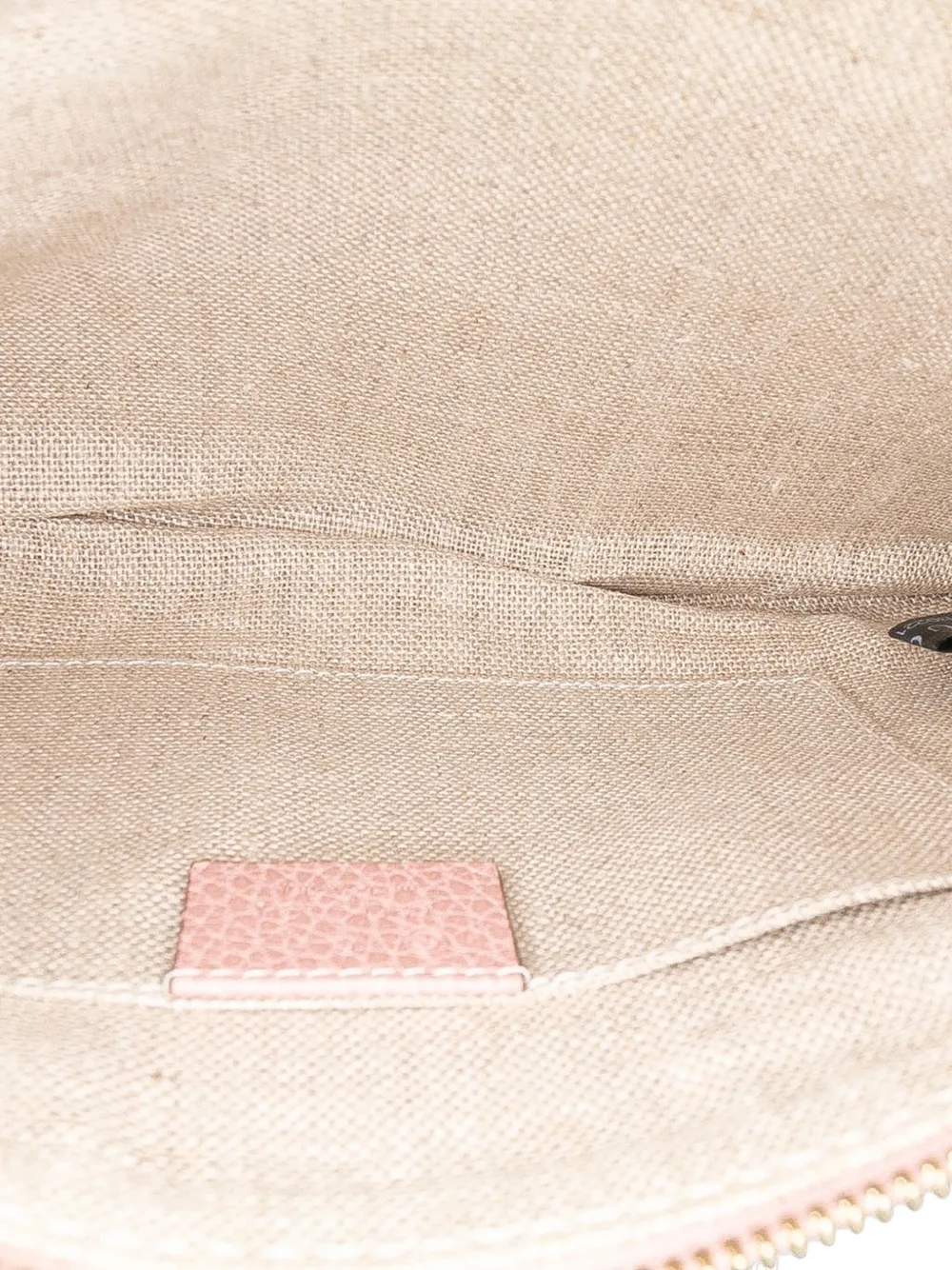 Pre-owned Gucci 2016-2025 Calfskin Bamboo Clutch Bag In Pink