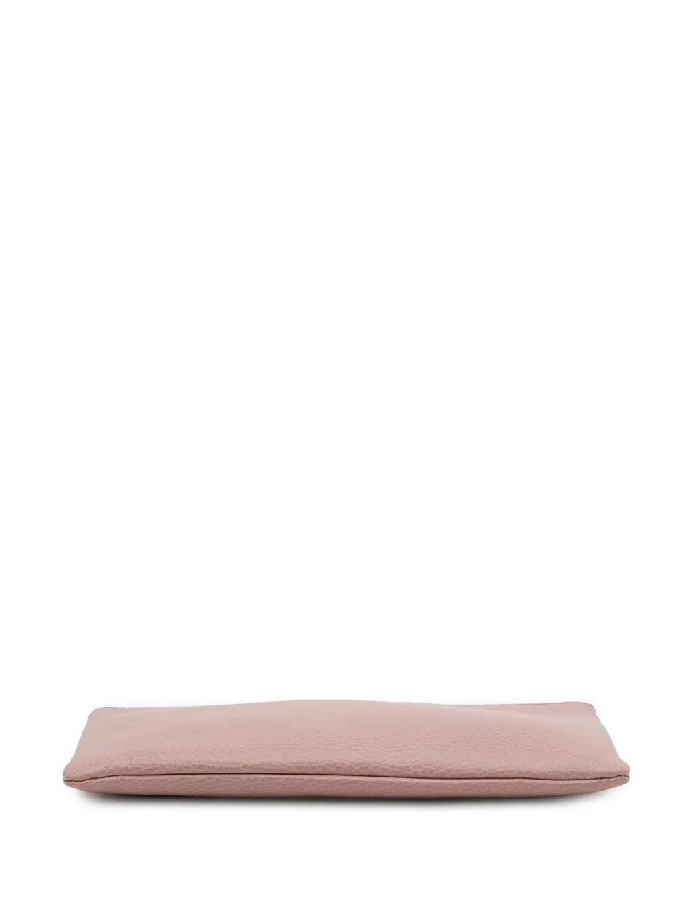 Pre-owned Gucci 2016-2025 Calfskin Bamboo Clutch Bag In Pink
