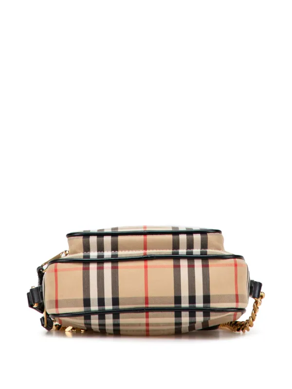 Burberry Pre-Owned 2018-2025 House Check Canvas Camera Bag