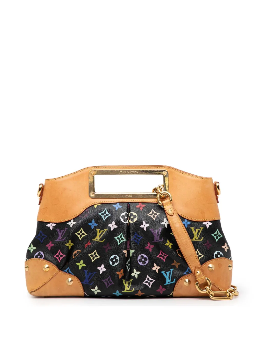 Louis Vuitton Pre-Owned 2009 モノグラム マルチカラー ジュディ MM サッチェルバッグ - ブラック Louis Vuitton Pre-Owned 2009 モノグラム マルチカラー ジュディ MM サッチェルバッグ - ブラック