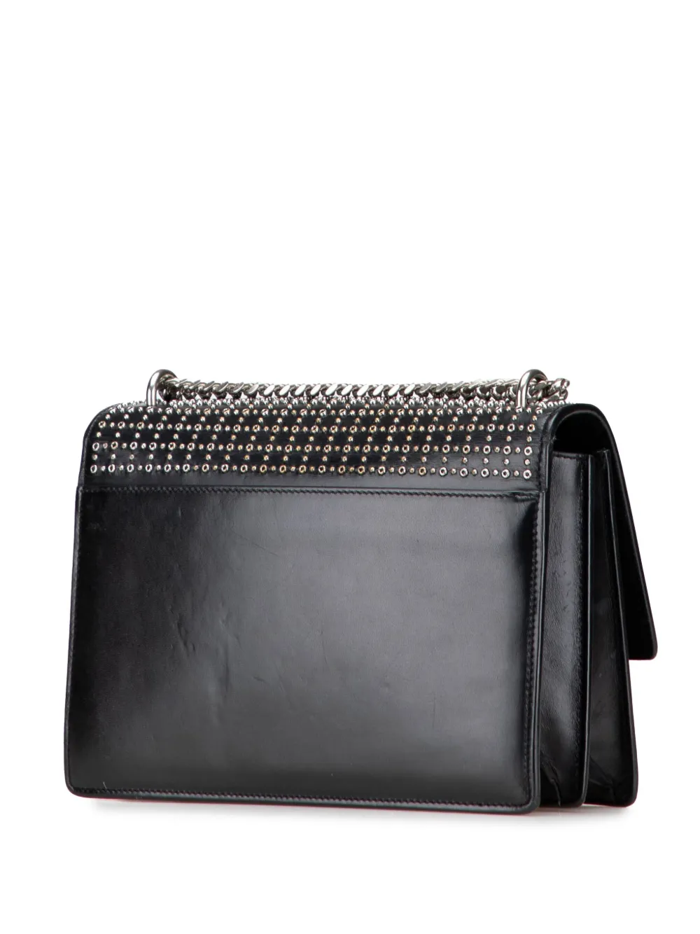 2018 Medium Studded Calfskin Monogram Sunset Crossbody Bag