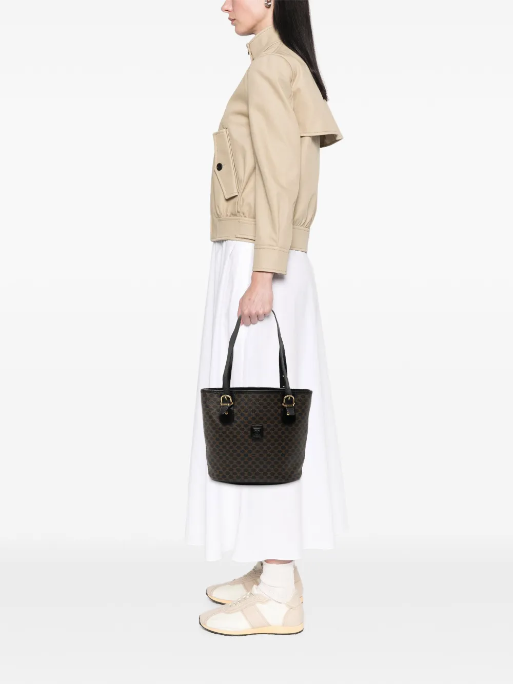 Celine Pre-Owned 1998 Macadam Coated Canvas tote bag | Pre-Owned | Image 2
