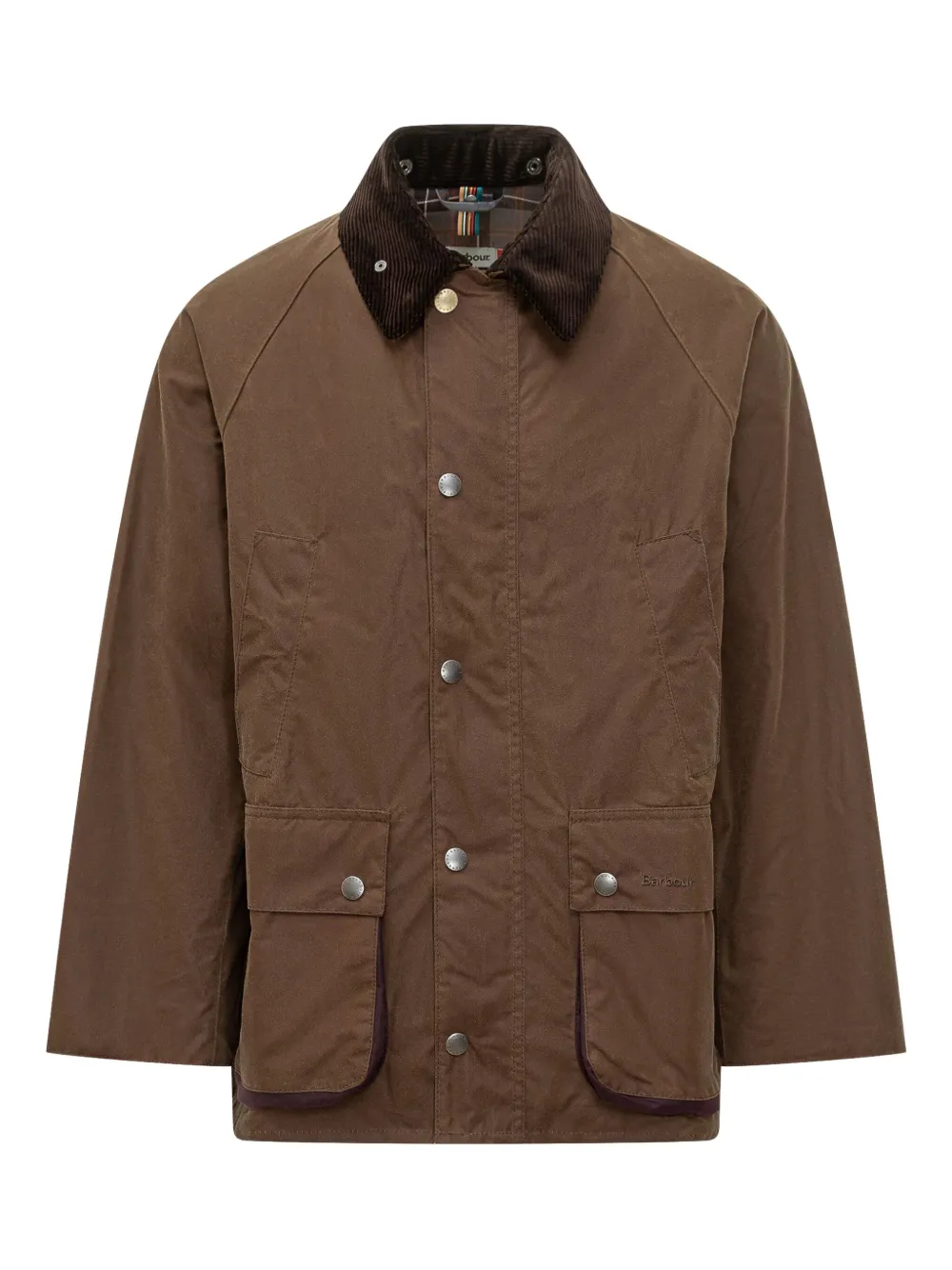 Barbour x Paul Smith corduroy-collar jacket | Brown | Image 1