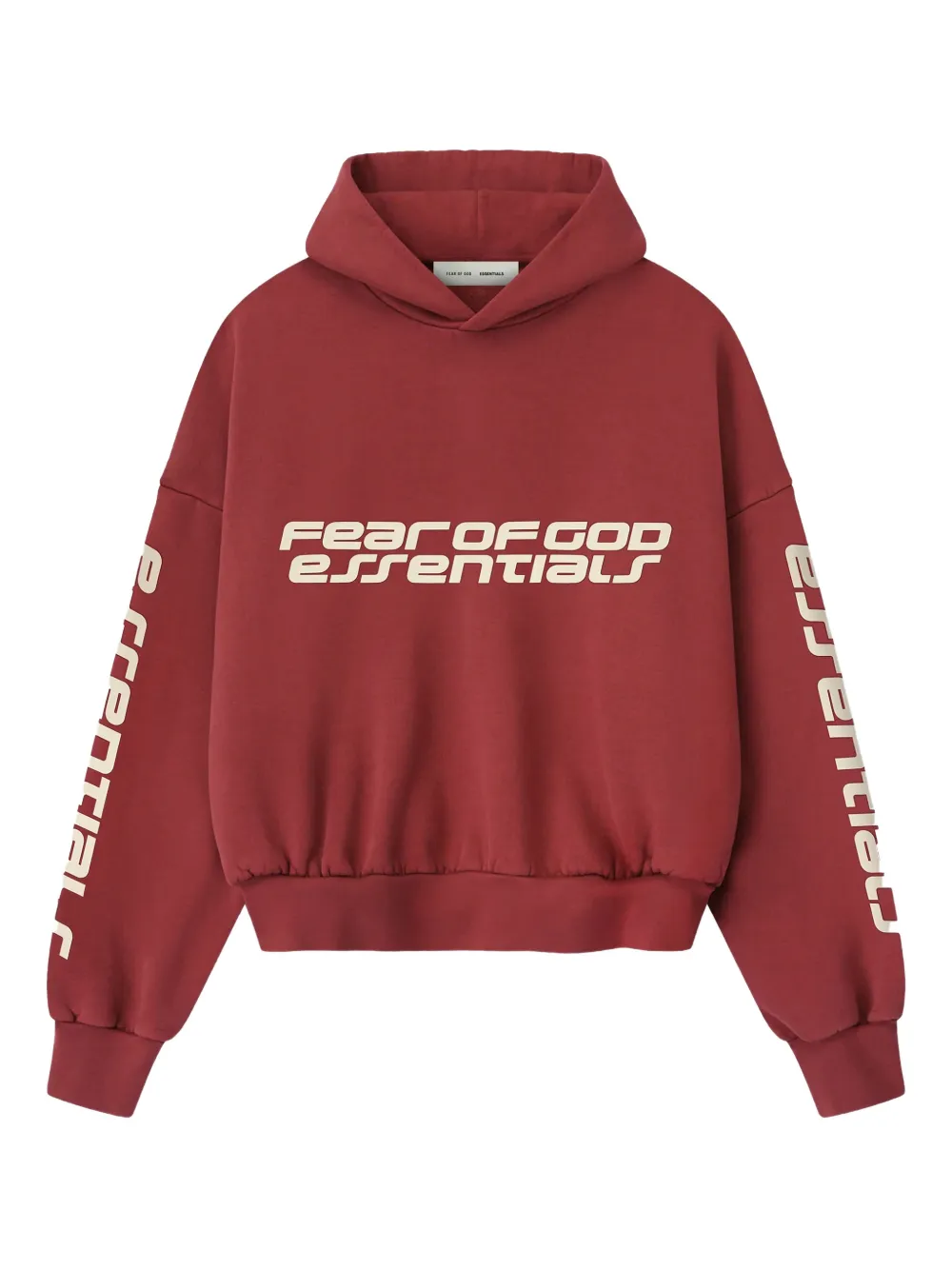 FEAR OF GOD ESSENTIALS logo hoodie - Rot