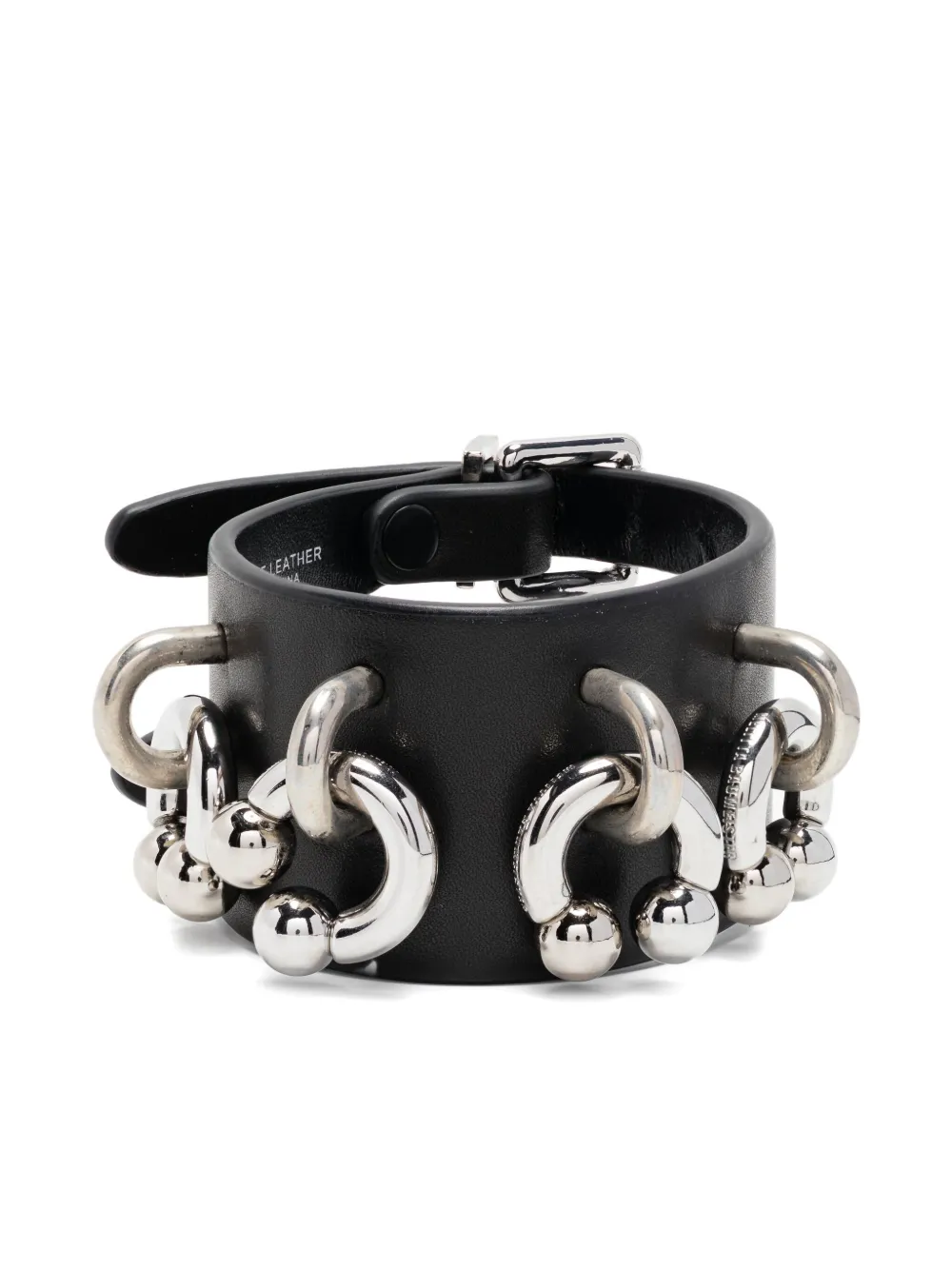 Melitta Baumeister Leather Bracelet In Black