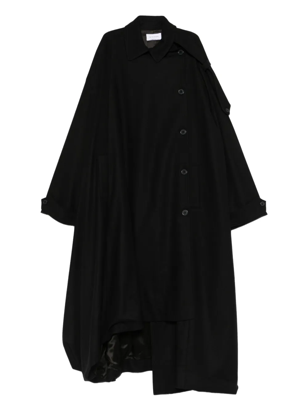 THE NINA STUDIO abrigo asimétrico | negro | Image 1