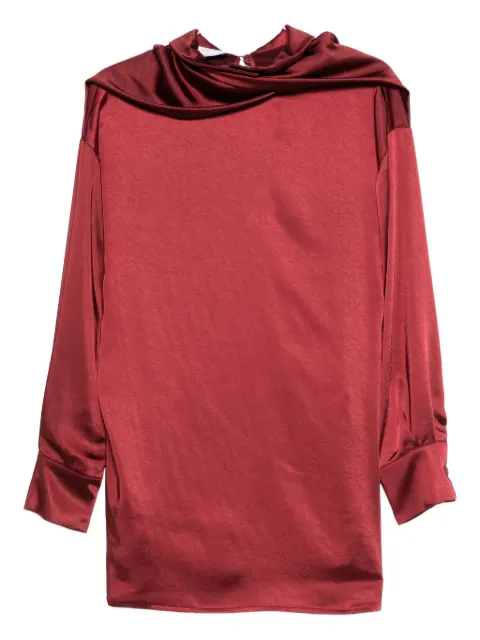 THE NINA STUDIO cowl-neck blouse 