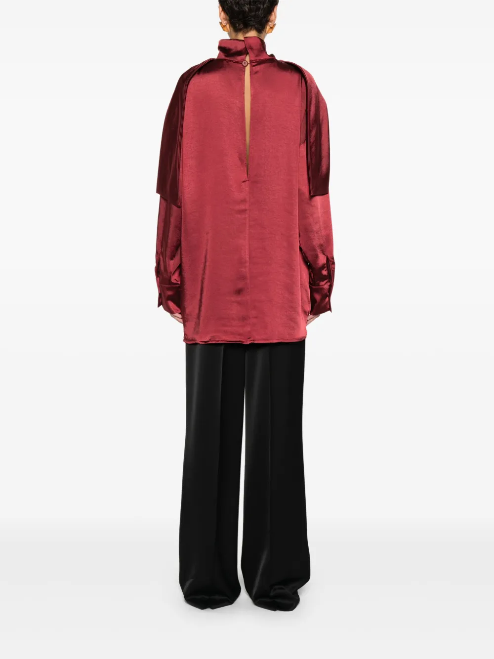 Cowl-Neck Blouse