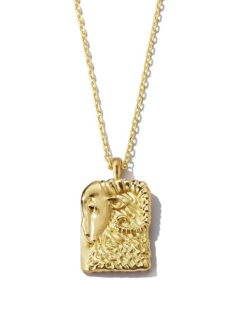 David Webb collar con dije Aries en oro de 18kt
