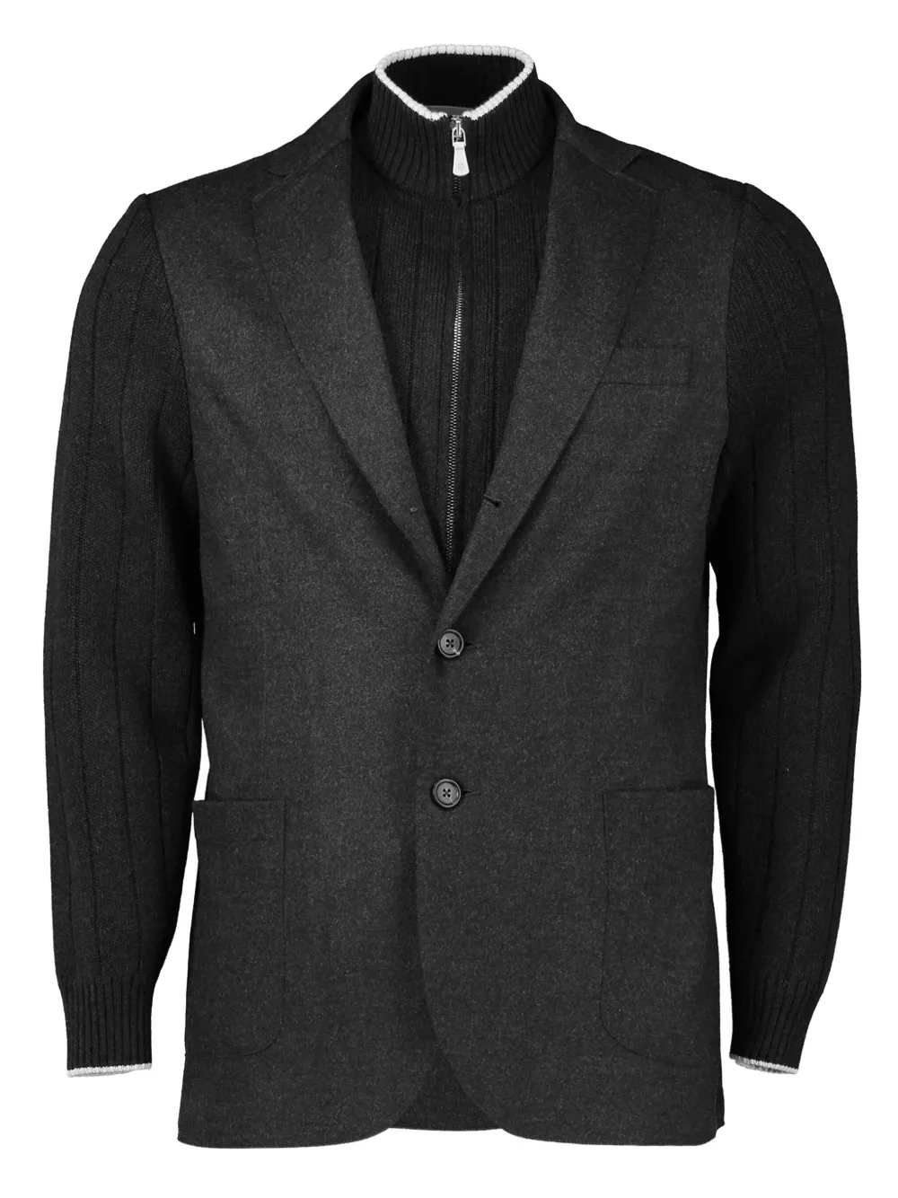 Eleventy Bimetric Bib blazer | Grey | Image 1