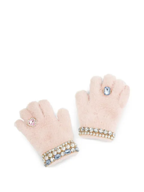 Super Smalls jewel-embellished gloves