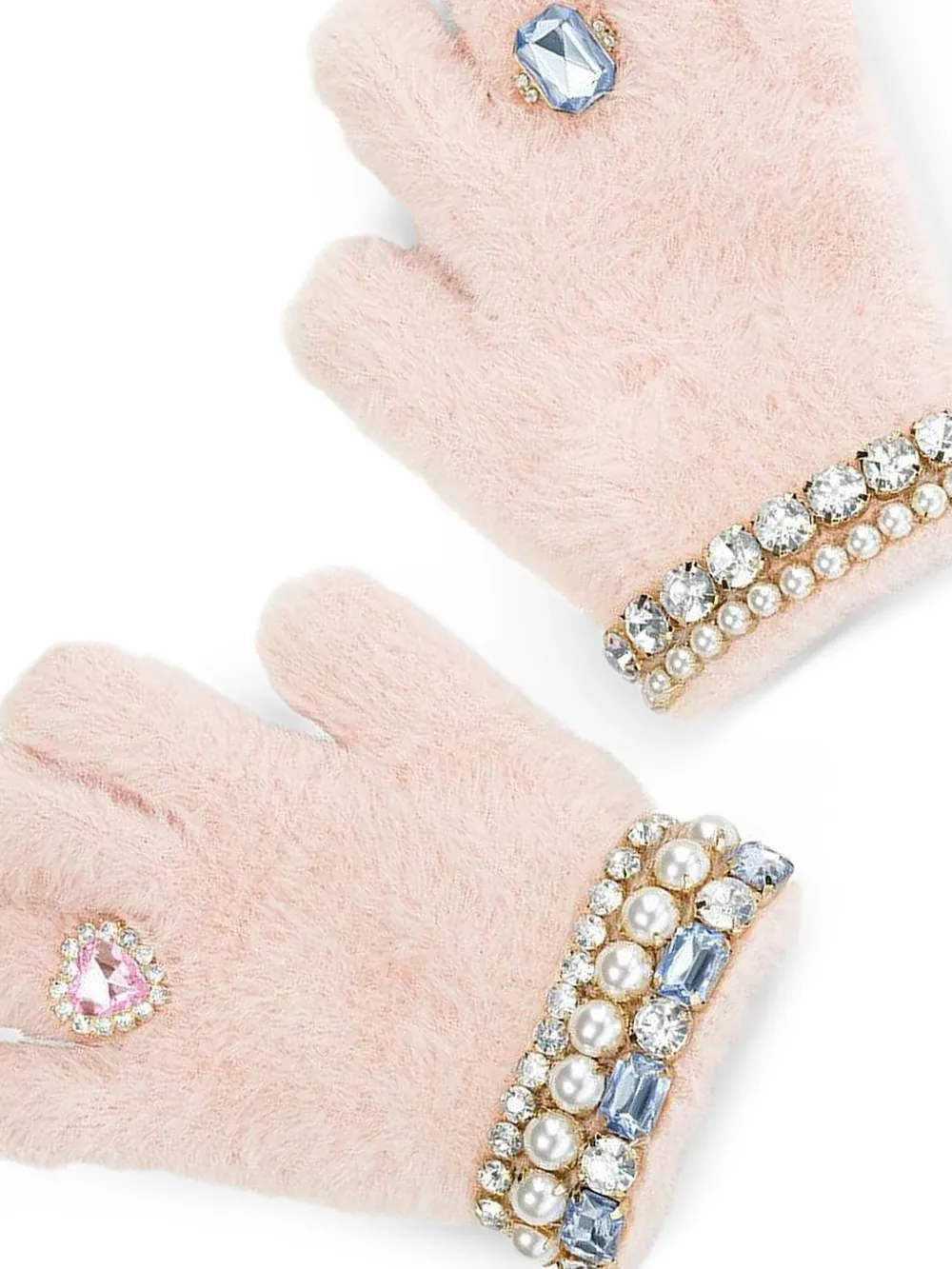 Super Smalls Handschoenen verfraaid met kristallen - Roze