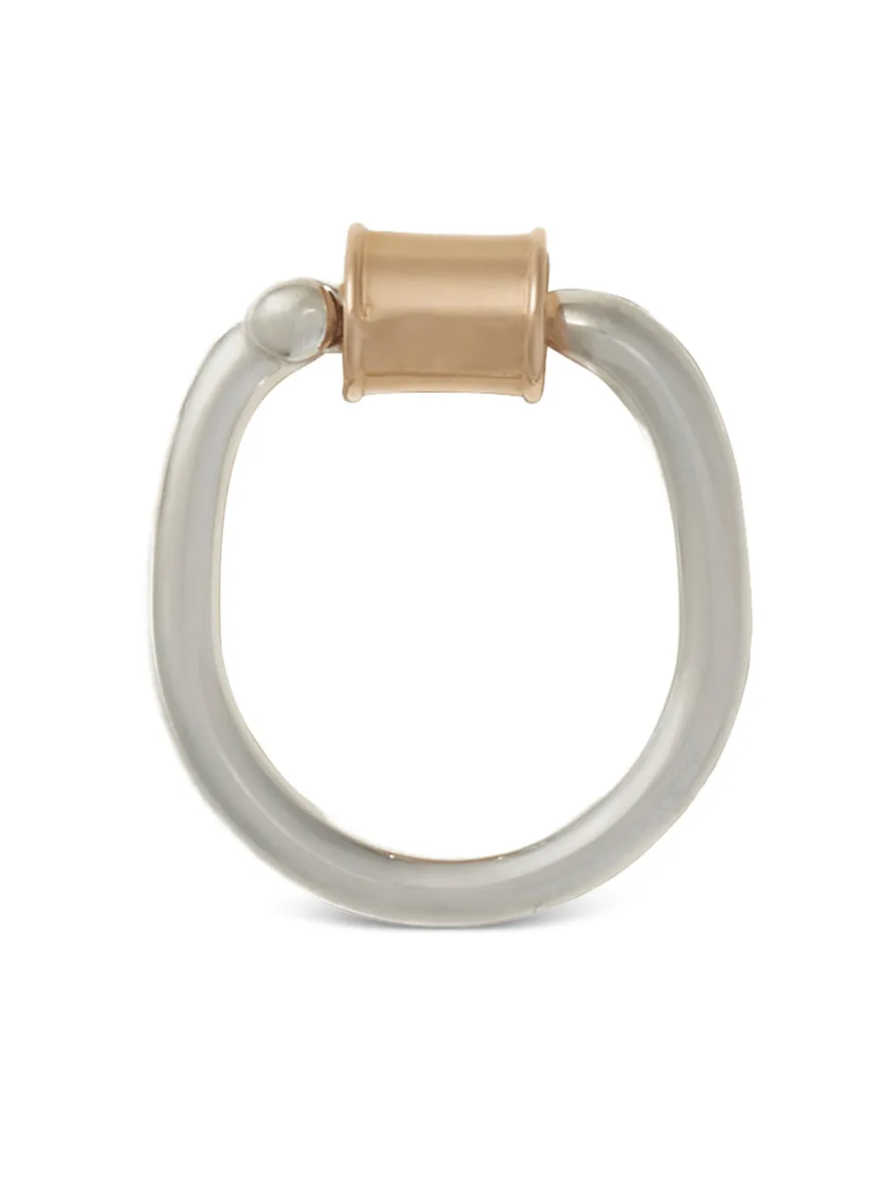 Marla Aaron anillo Trundle Lock en oro amarillo de 18kt | plateado | Image 1