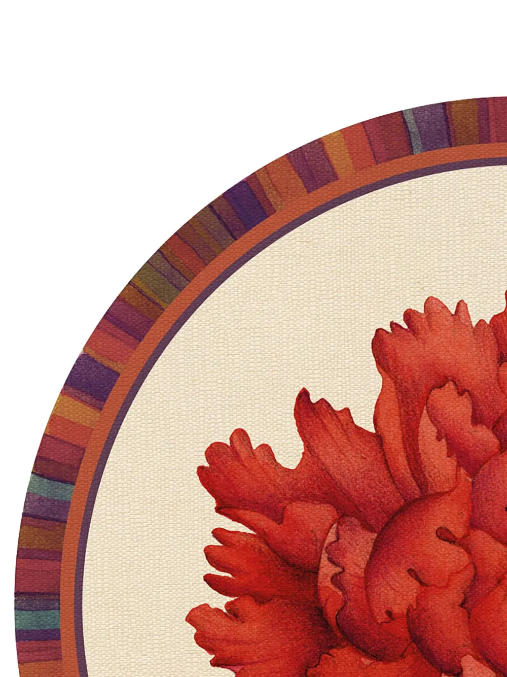 L'OCA NERA Prato floral com listras 39cm | Artigos para mesa | Image 2