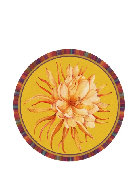L'OCA NERA floral striped plate (39cm)