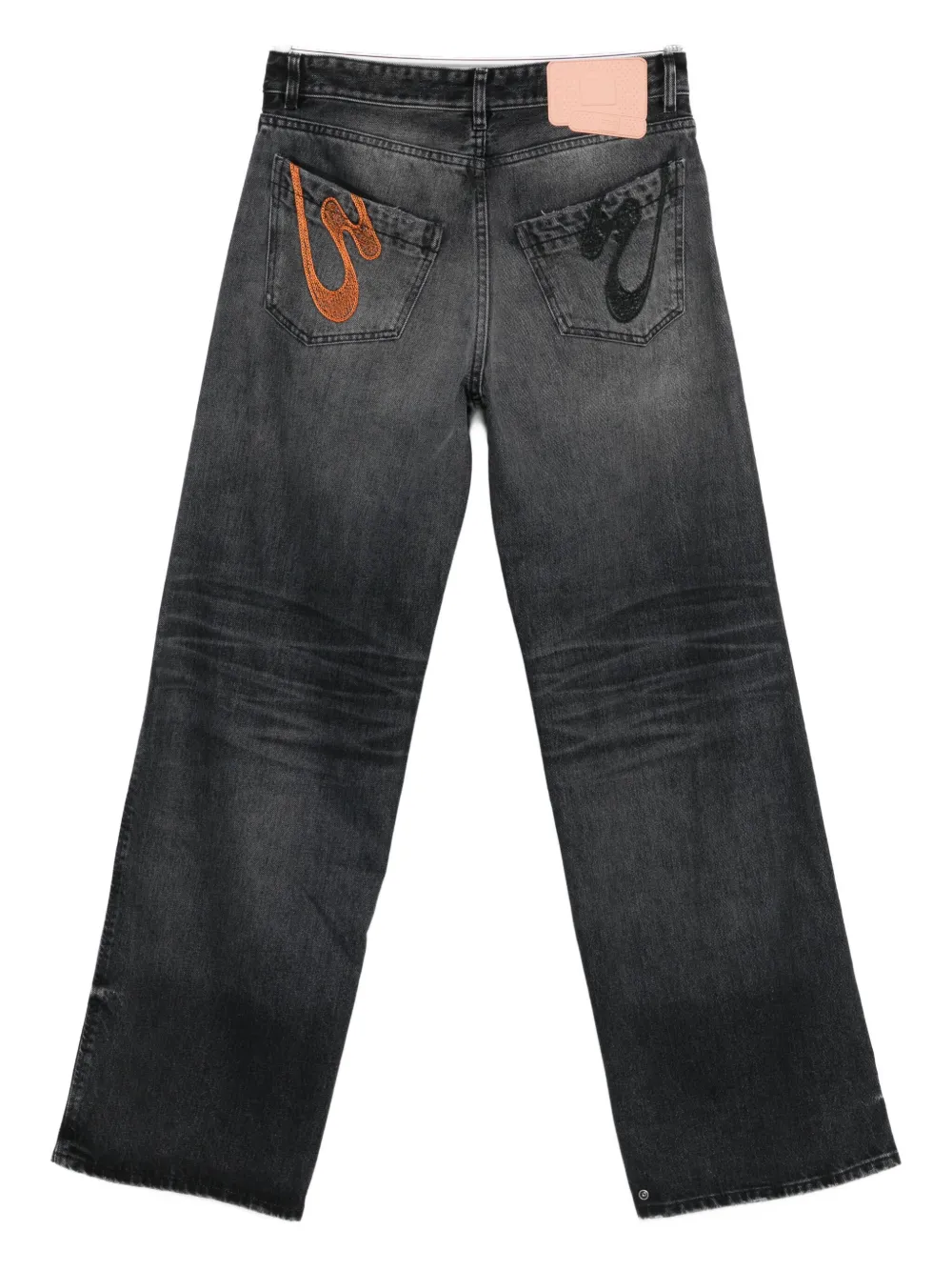 PDF Rich Kid jeans met vijf zakken - Zwart
