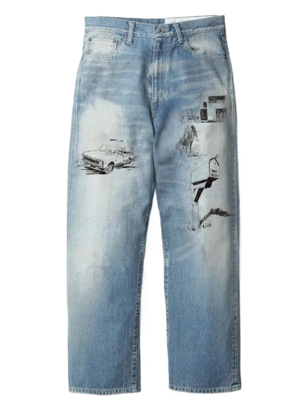Neighborhood x One Of These Days ジーンズ | ブルー | FARFETCH JP