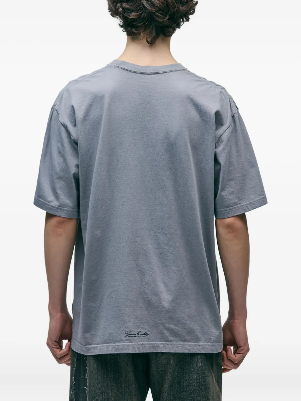 Neighborhood T-shirt met logoprint GRAY
