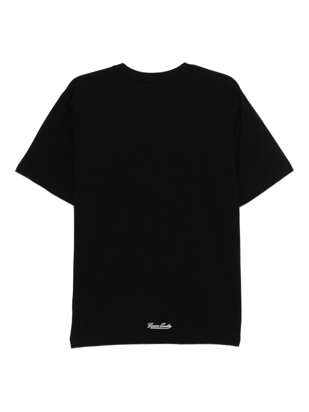 Neighborhood printed T-shirt - Zwart