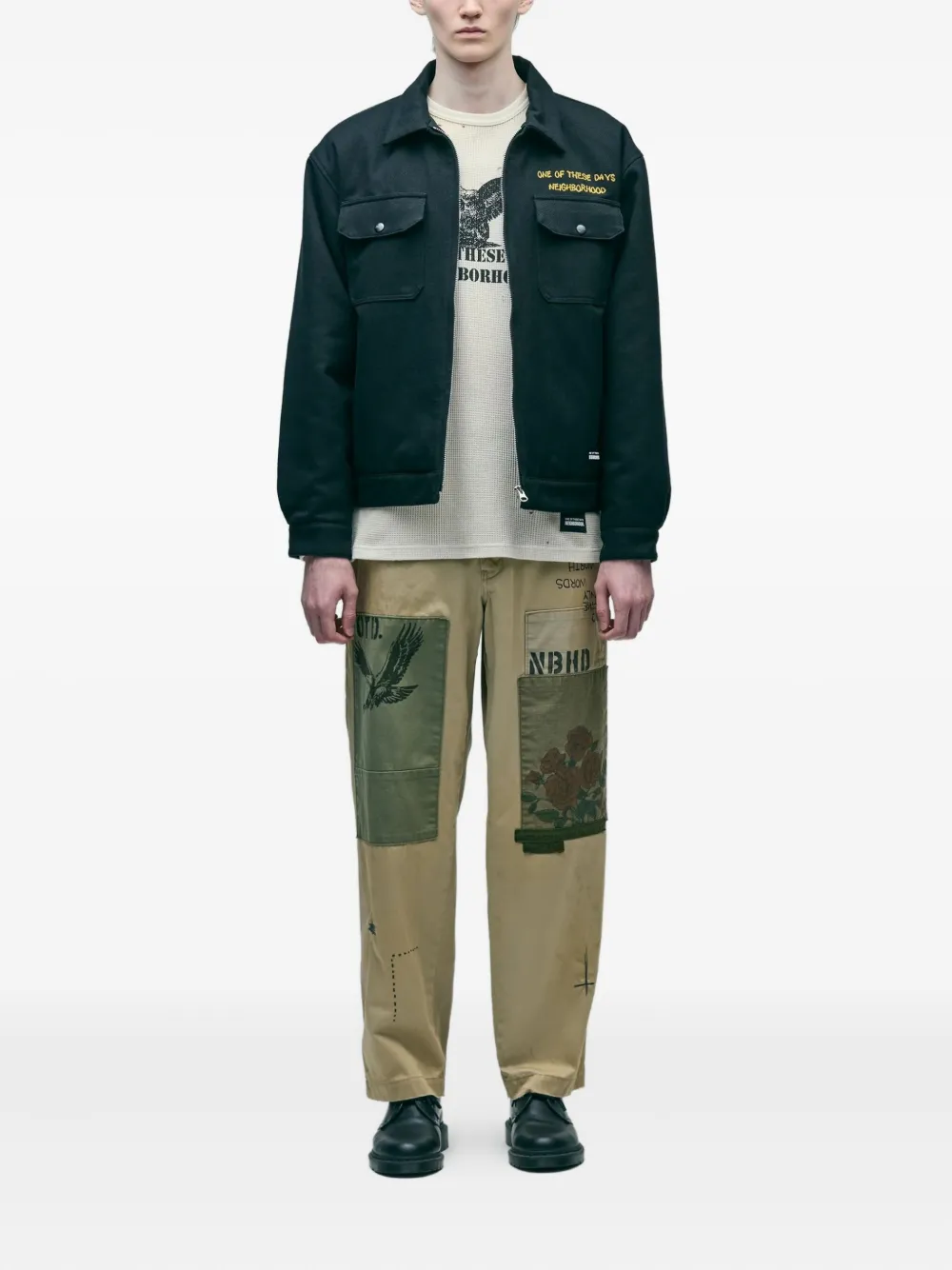 Neighborhood logo-detail zip-up jacket | Shirt Jackets | Image 2