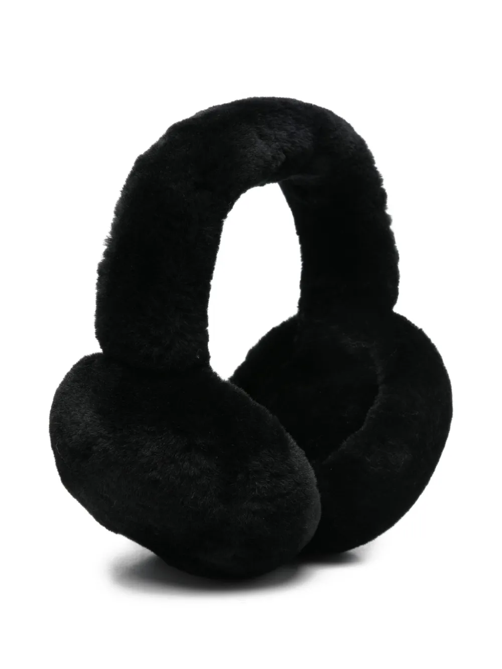 Liska cache-oreilles à texture pelucheuse | noir | Image 1