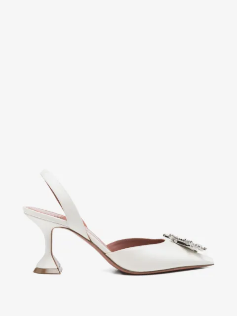 Amina Muaddi Begum embellished slingback pumps