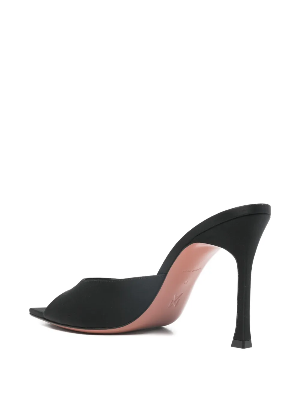 Amina Muaddi Alexa heeled sandals Zwart